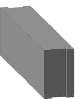 фундаментный блок стеновой 12-5-3